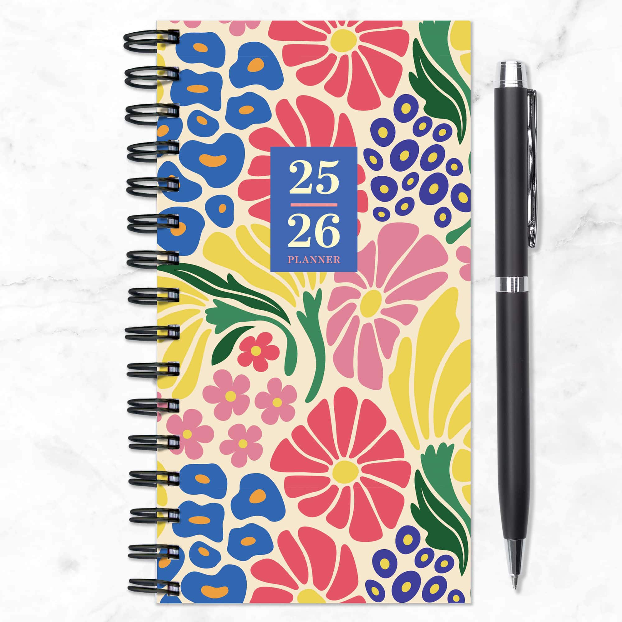TF Publishing 2025-2026 Floral Medley Small Weekly/Monthly Planner